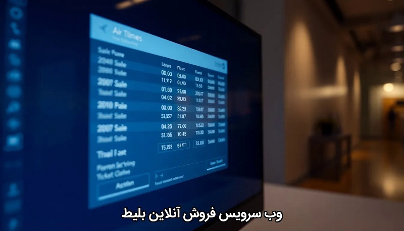 وب سرویس فروش آنلاین بلیط